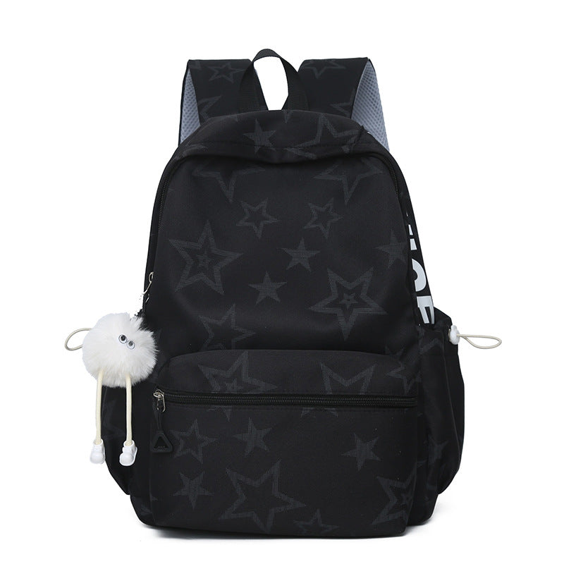 Stern-Bestickter Lässiger Rucksack Karnz