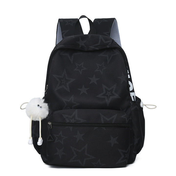 Stern-Bestickter Lässiger Rucksack Karnz