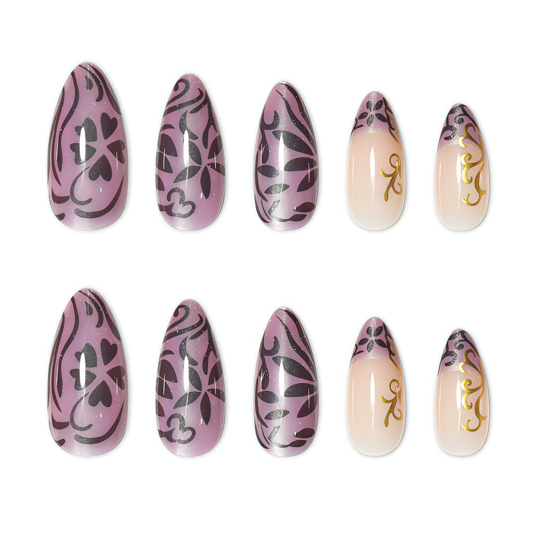 Ornamentale Nagelkunst Verlängerungen Karnz