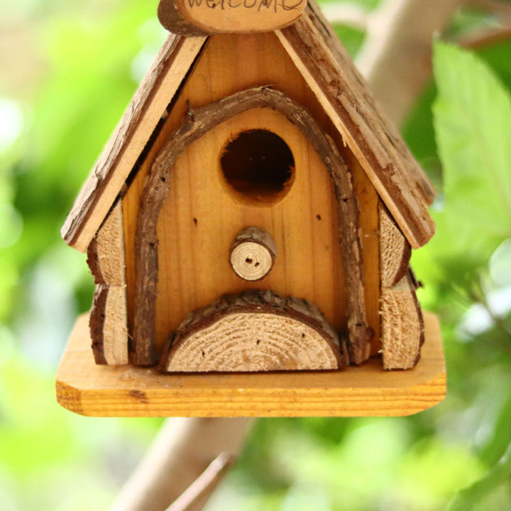 Dekorative Oden Vogelhaus Karnz