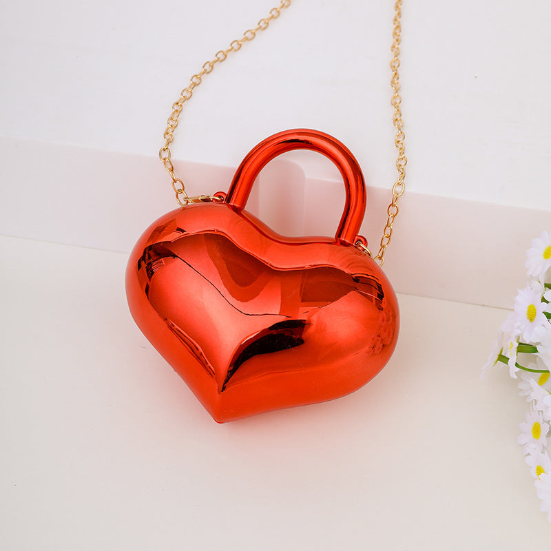 Damen Herzförmige Handtasche Karnz