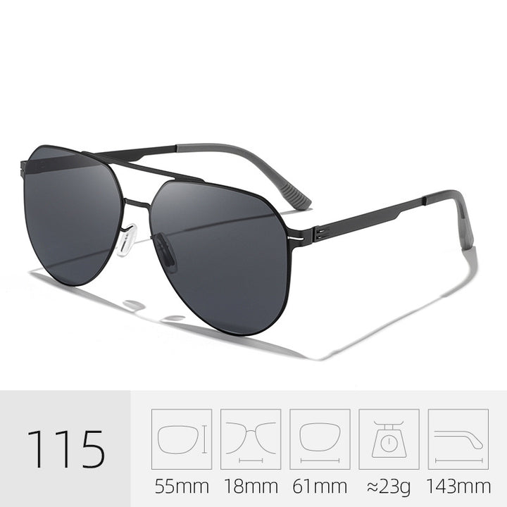 Premium leichte Aviator Sonnenbrille Karnz
