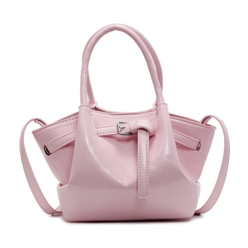 Strukturierte Mini-Handtasche