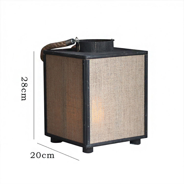Rustikale Tischlampe Karnz
