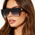 Damen Sportliche Shield Sonnenbrille Karnz