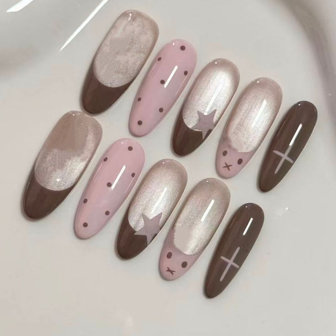 Kreatives Press-On Nagelset Karnz