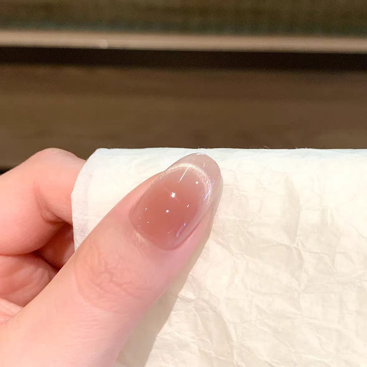 Ombre Französische Spitze Druck-Nägel Karnz