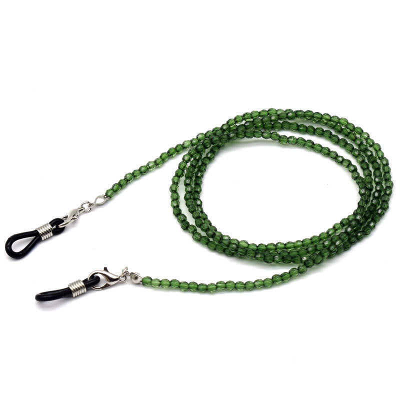 Beaded Eyewear Chain with Adjustable Fasteners Karnz