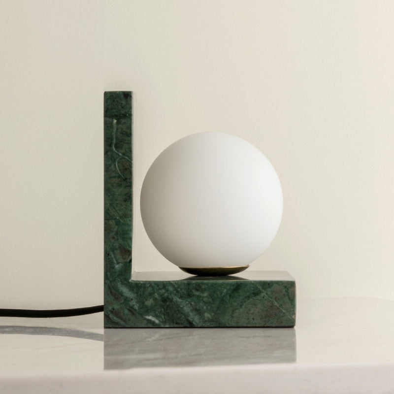 Künstlerische Alabaster Tischlampe