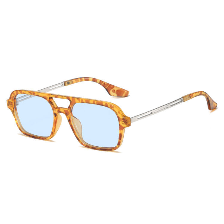 Damen Designer Sonnenbrille mit blauen Gläsern Karnz