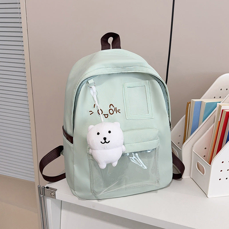 Niedlicher illustrierter Schulrucksack
