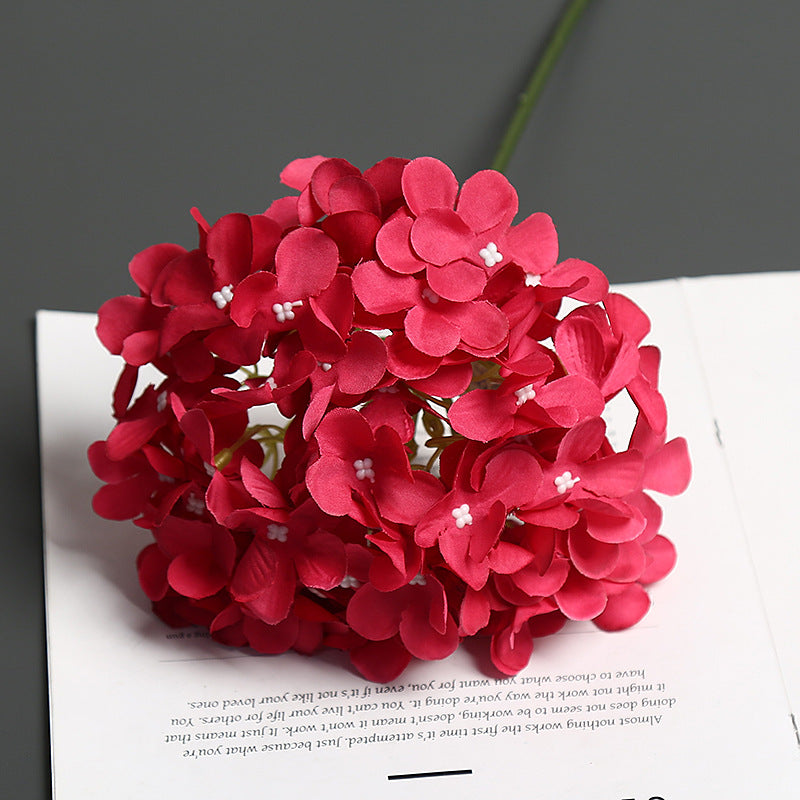 Realistische Florale Hortensienstiel