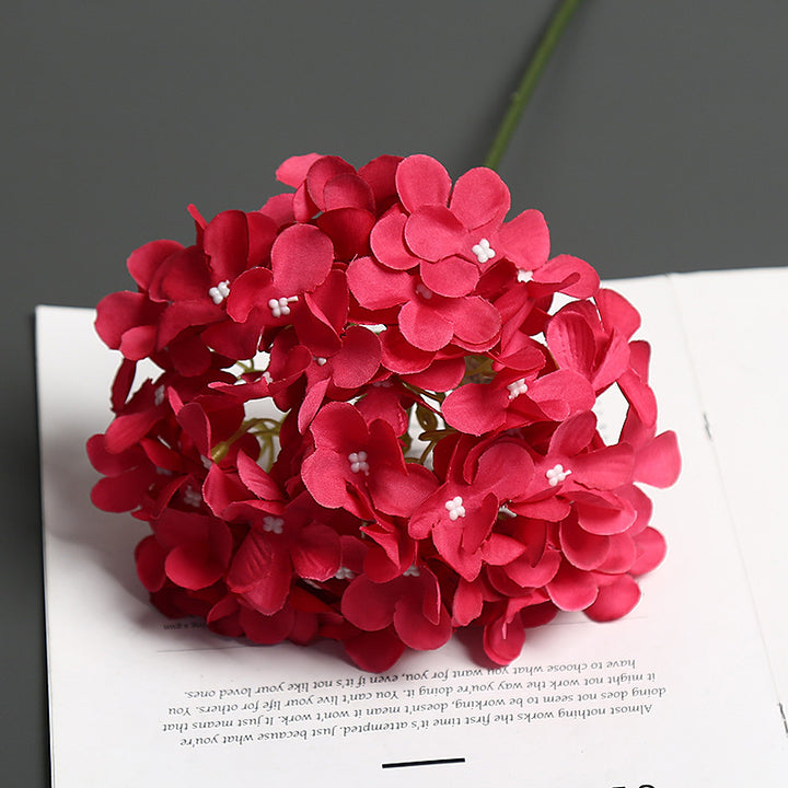 Realistische Florale Hortensienstiel