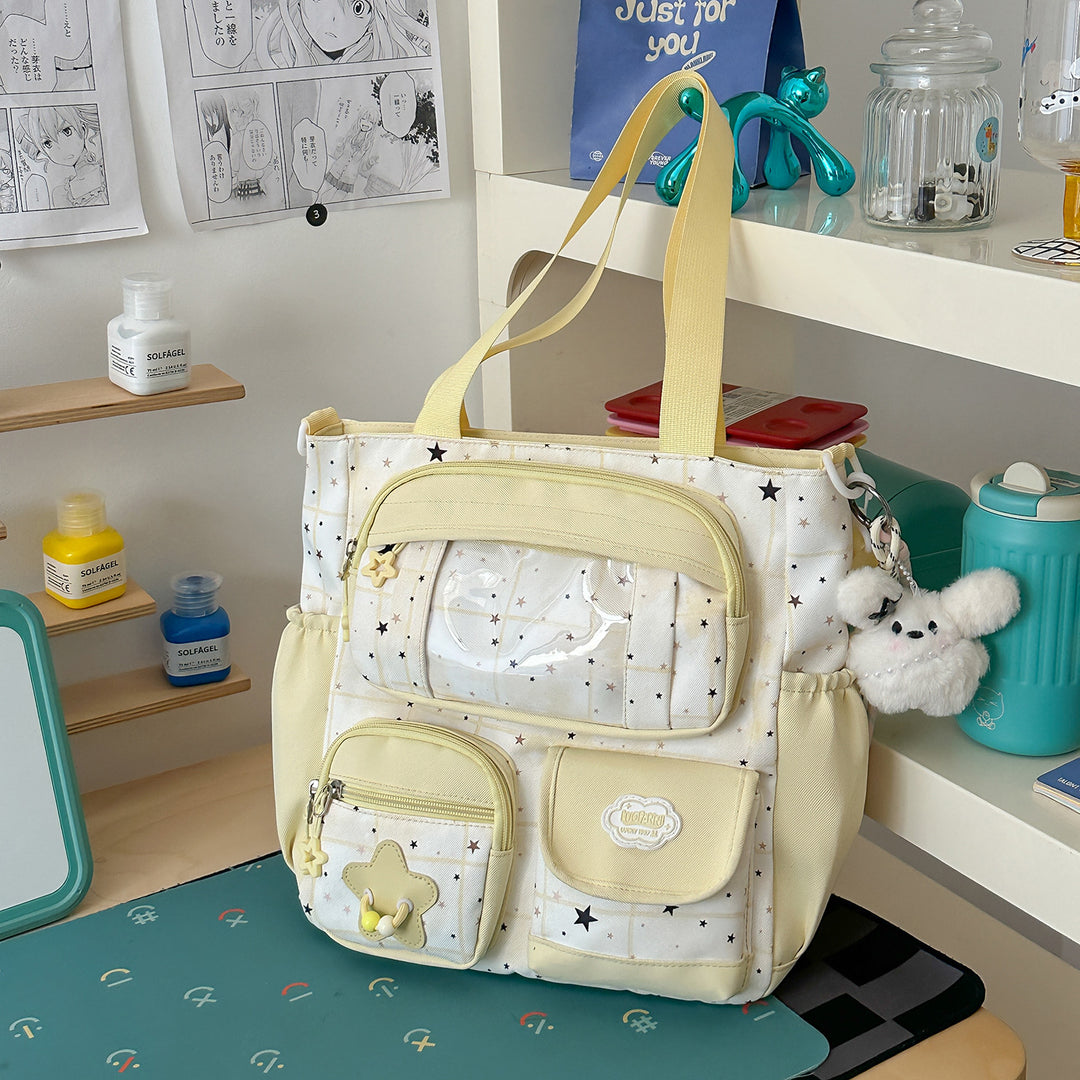 Süßer illustrierter Charakter-Rucksack Karnz