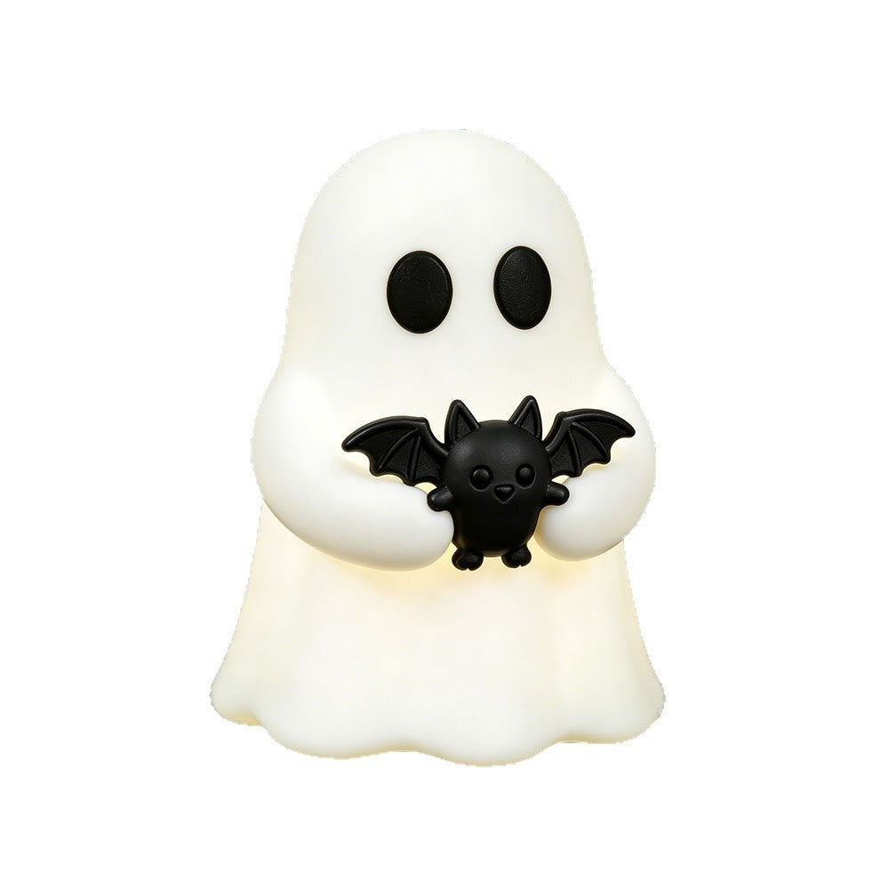 Niedliche Silikon-Kabelschutzfigur Geist mit Fledermaus-Design