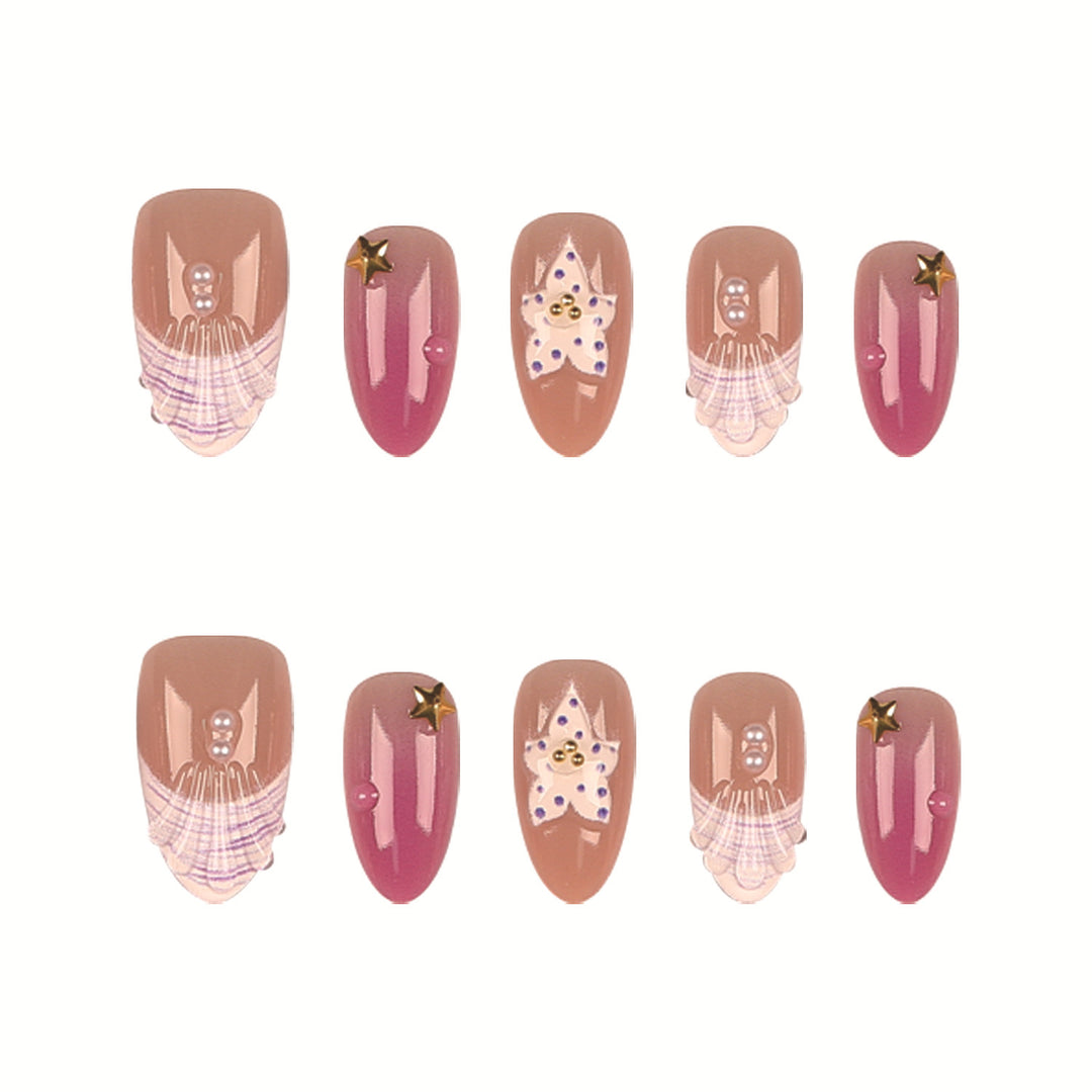 Künstlerische Press-On Nagelspitzen Set