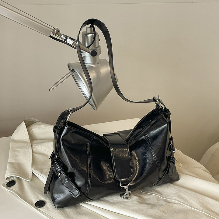 Chic Vegane Leder Schultertasche