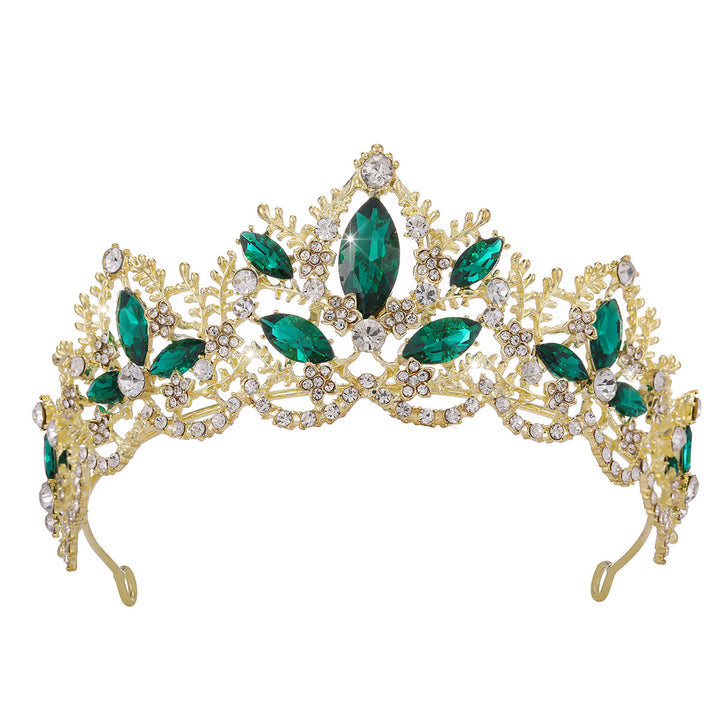 Damen Glamouröse Tiara mit funkelnden Kristallverzierungen Karnz