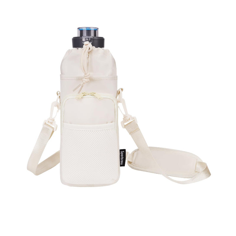 Unisex Wasserflasche mit tragbarem Netzbeutel Karnz