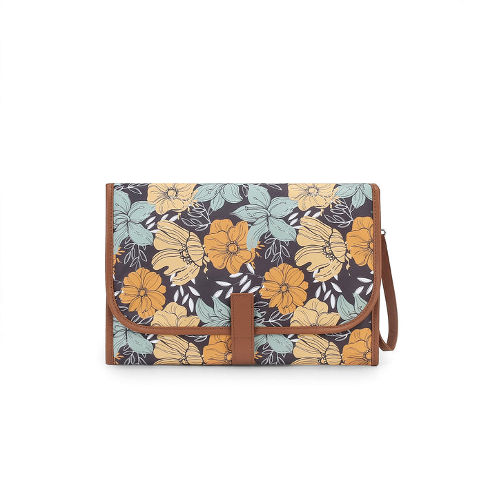 Kleine Umhängetasche mit Floralen Mustern Karnz