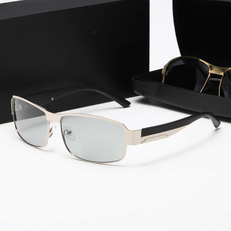 Damen Sportliche Sonnenbrille mit robustem Metallrahmen und polarisierenden Gläsern Karnz