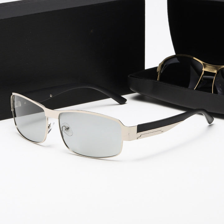 Damen Sportliche Sonnenbrille mit robustem Metallrahmen und polarisierenden Gläsern Karnz