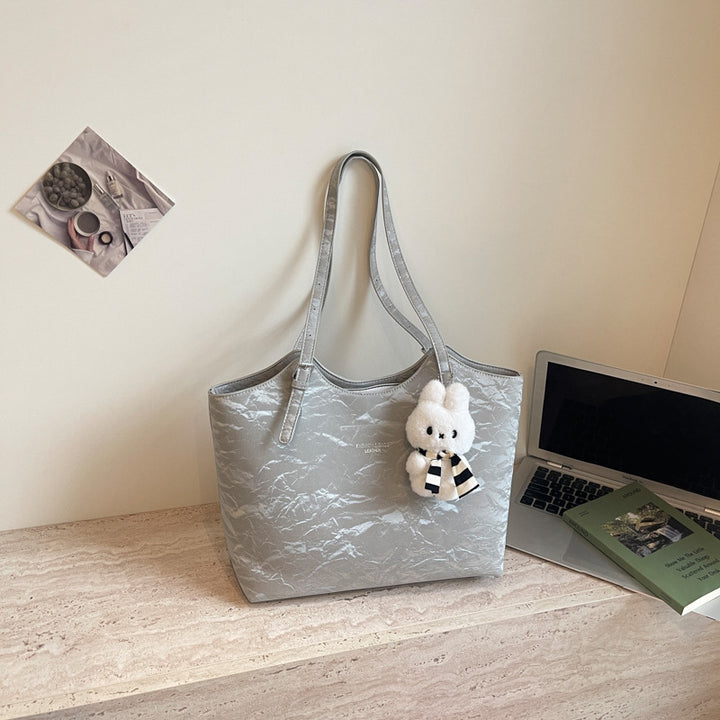 Stylische Texturierte Schultertasche Karnz