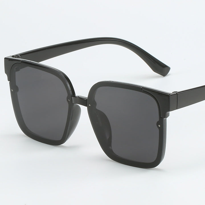 Damen moderne quadratische Sonnenbrille mit UV-Schutz und robustem Rahmen Karnz