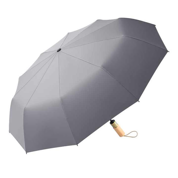 Damen eleganter Schirm mit Holzgriff und strapazierfähigem Bezug Karnz
