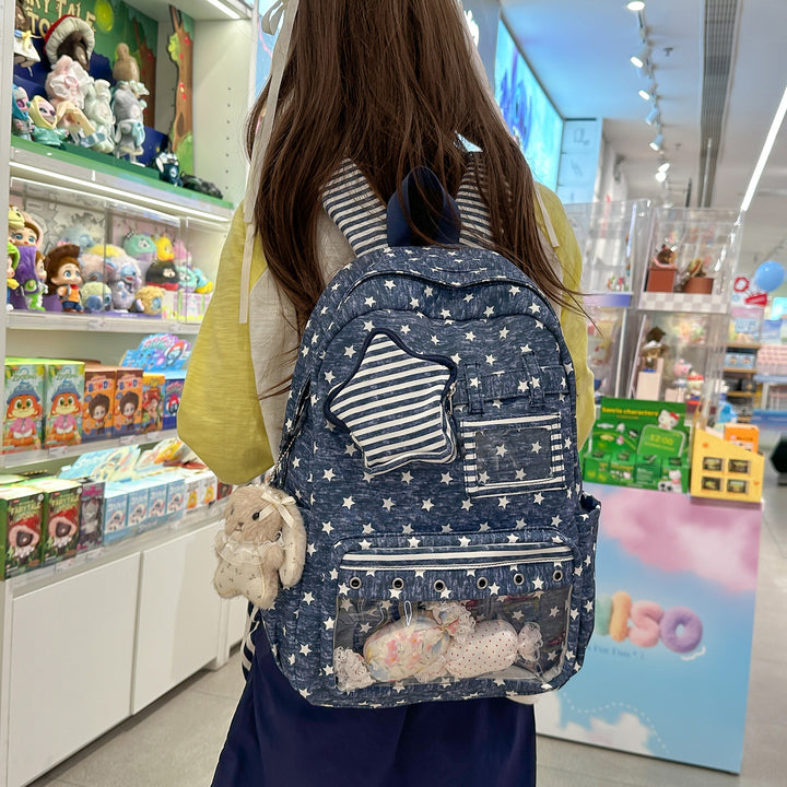 Fun Star-verzierte Freizeit-Rucksack Karnz 1791204793