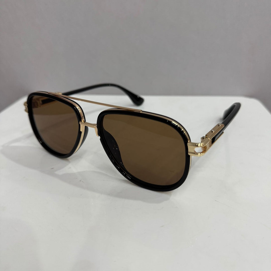 Vintage-inspirierte kräftige geometrische Sonnenbrille Karnz