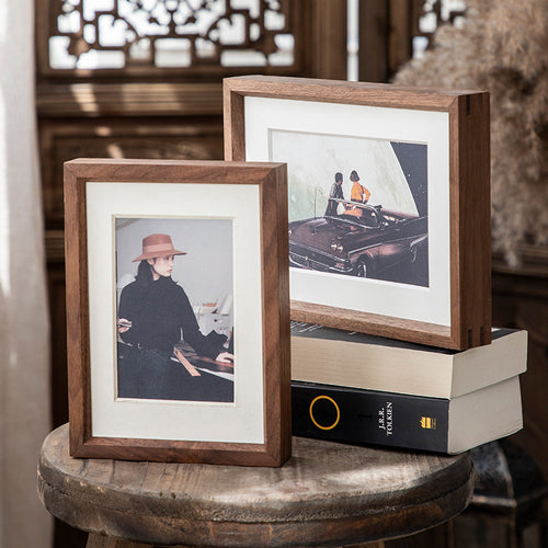 Moderner Holz-Fotorahmen