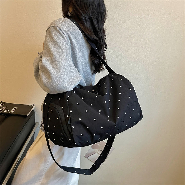 Floral Print Sport Duffel Tasche Karnz