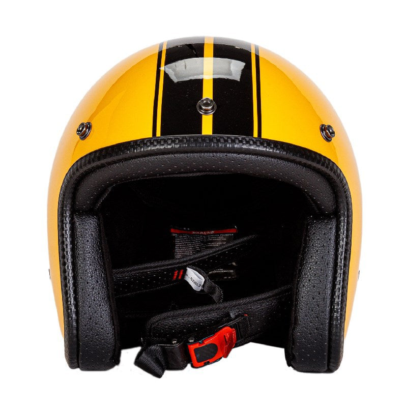 Klassischer Offene Gesicht Motorradhelm Karnz