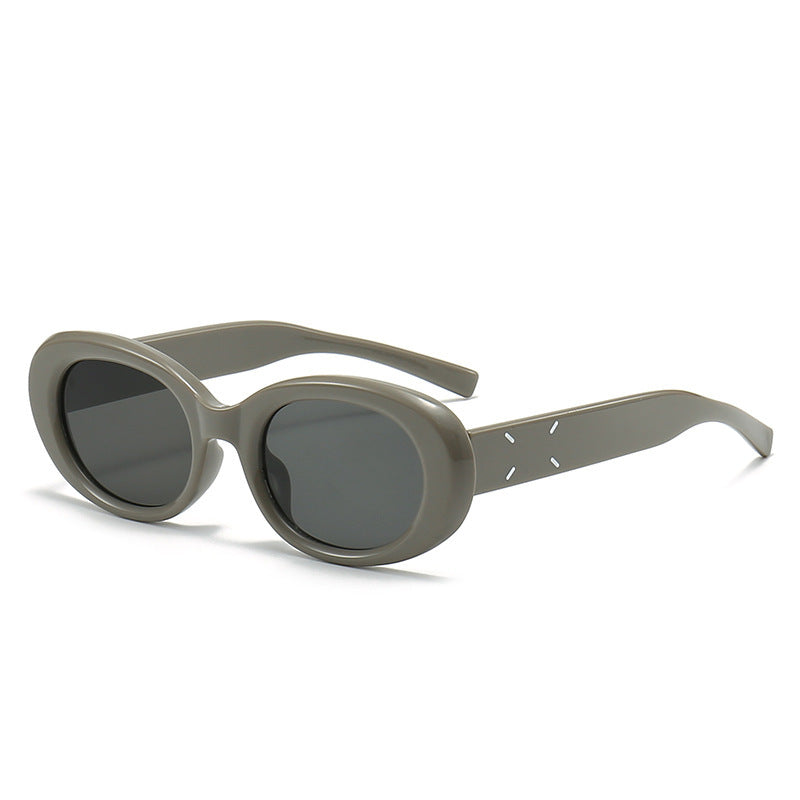 Elegante ovale Rahmen-Sonnenbrille