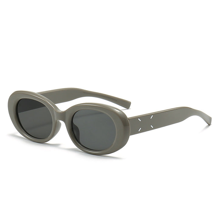 Elegante ovale Rahmen-Sonnenbrille