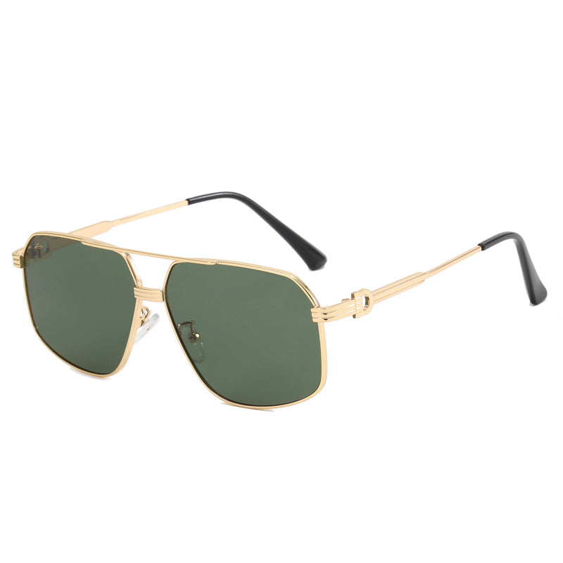 Damen stylische oversized Sonnenbrille mit diamantförmigem Rahmen Karnz
