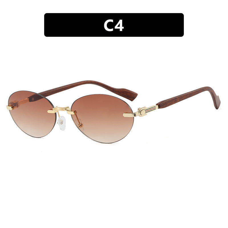 Damen modische Sonnenbrille im eleganten Retro-Stil mit hochqualitativen Gläsern und Holzdetails Karnz
