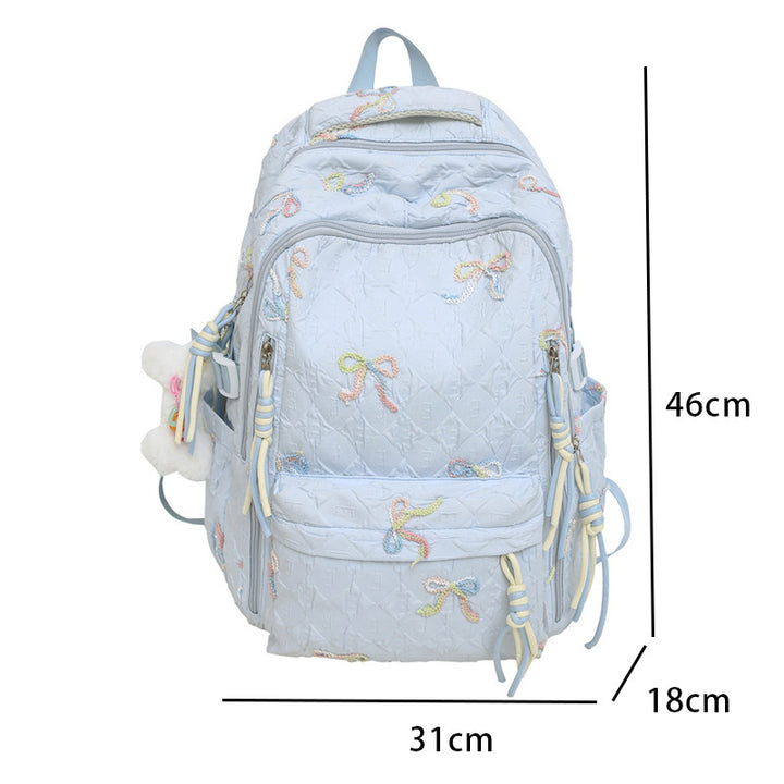 Gepolsterter Rucksack mit Schleifen-Detail Karnz