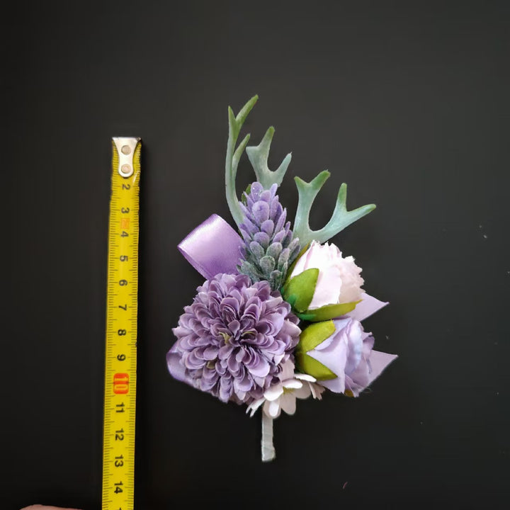 Florale Reversbrosche