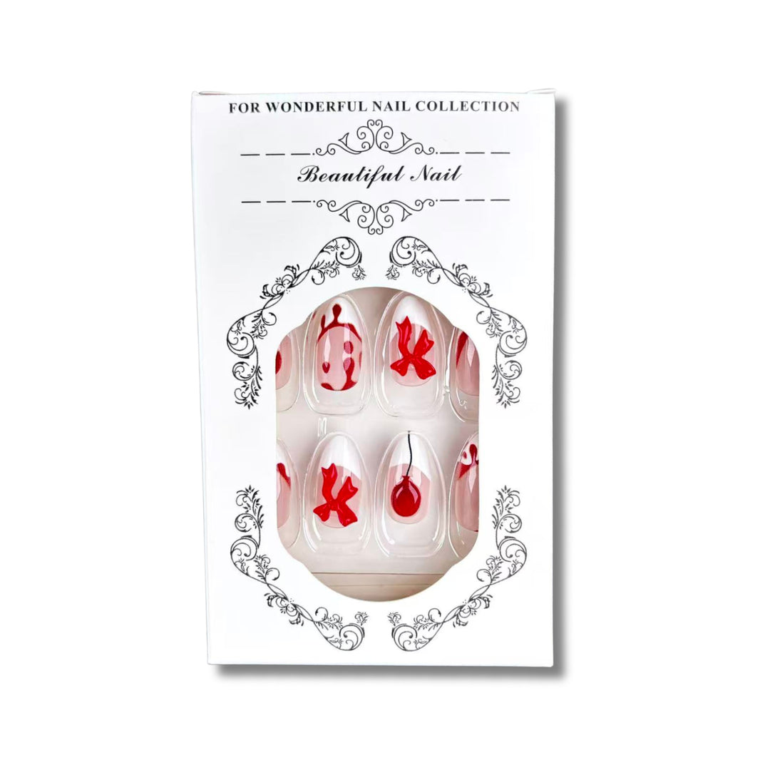 Festliches dekoratives Press-On-Nagelset