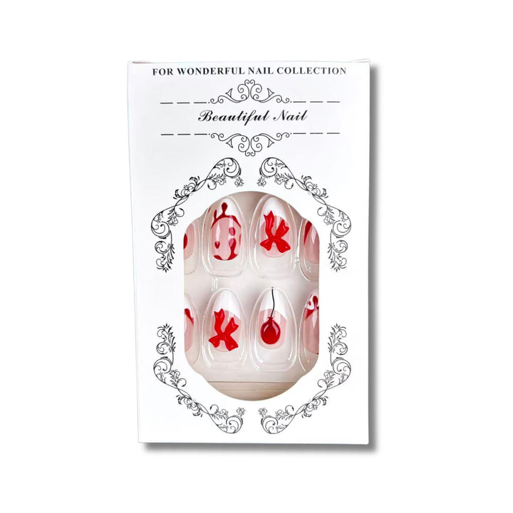 Festliches dekoratives Press-On-Nagelset