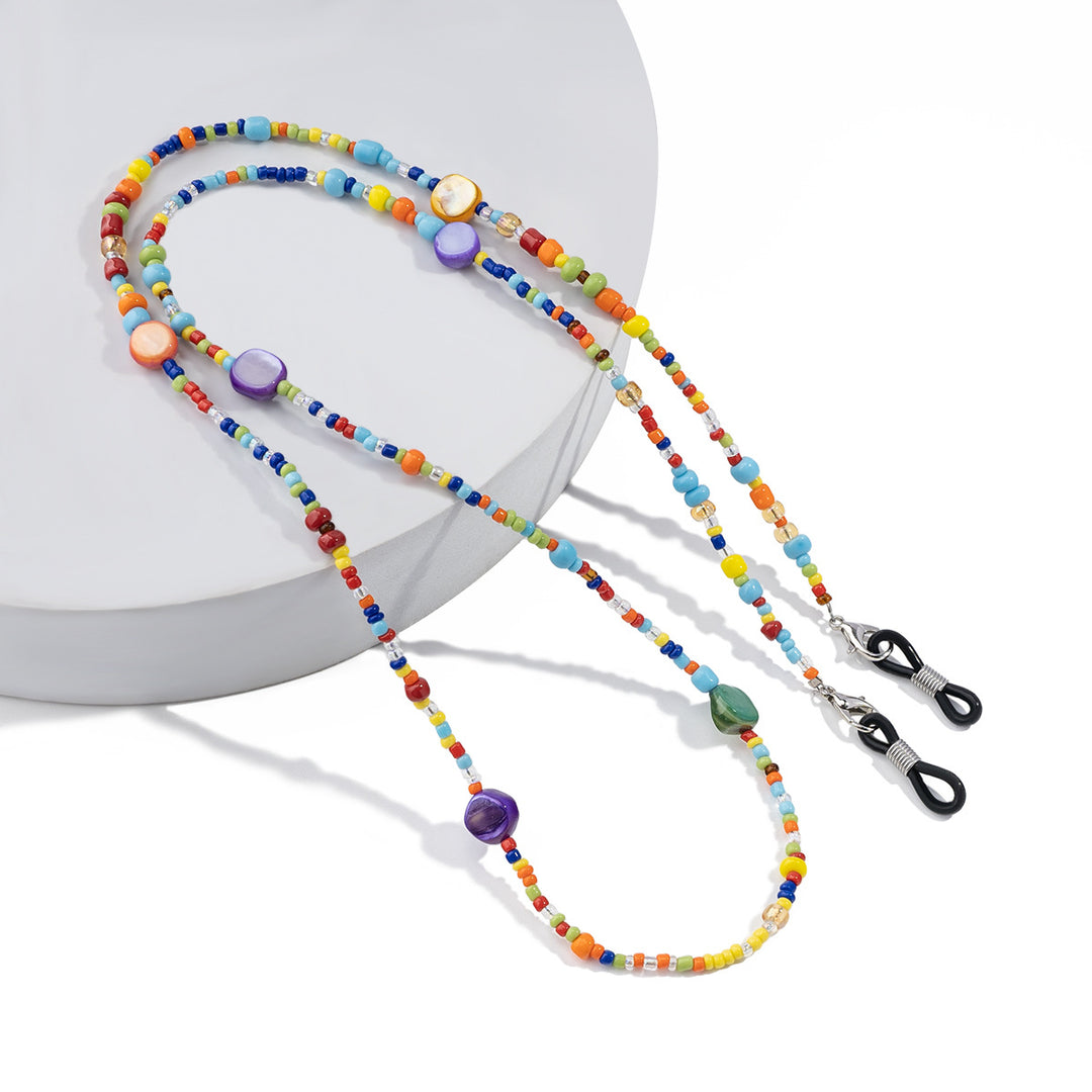 Bunte Perlen Brillen Kette Karnz 1786968074