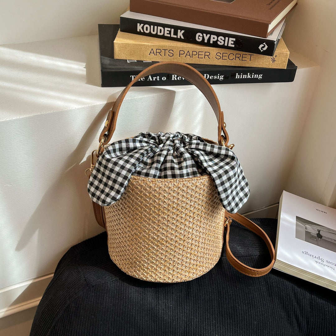 WoWoven Strand Eimer Tasche Karnz