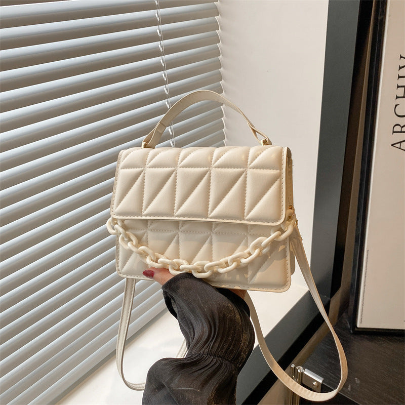 Gepolsterte Mini Satchel Handtasche Karnz