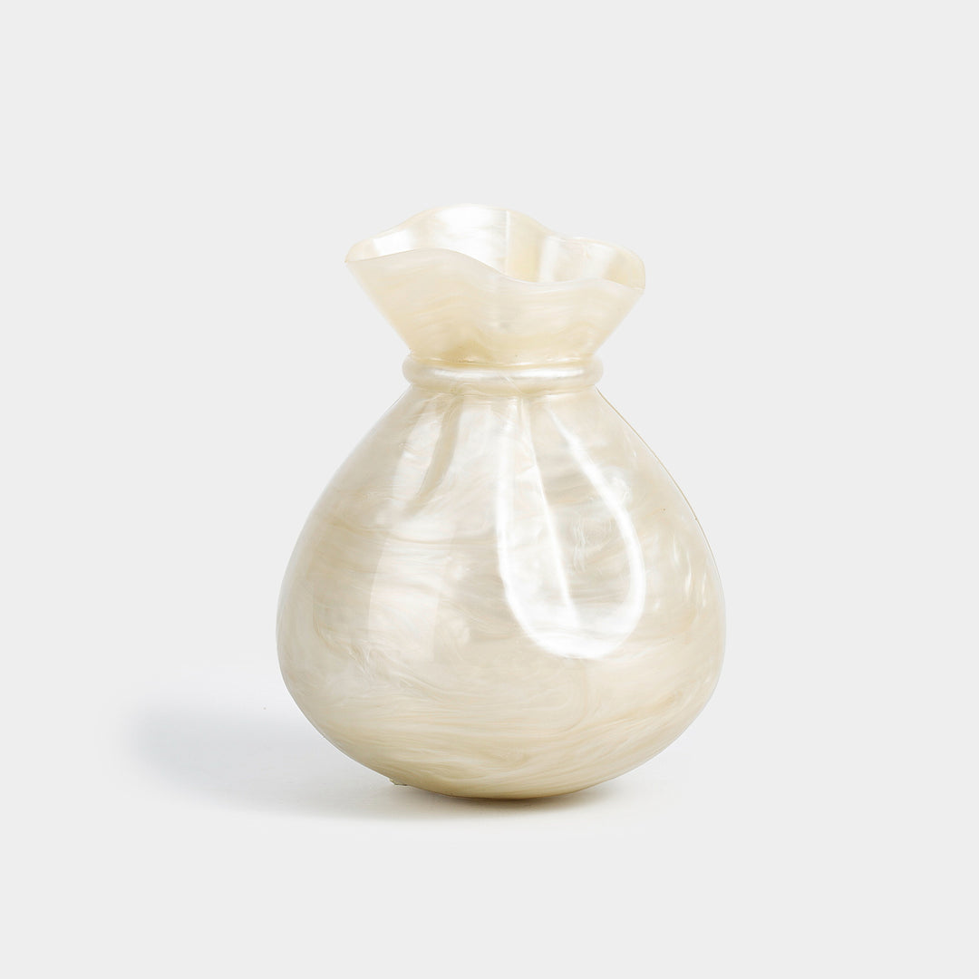 Künstlerische marmorierte Vase