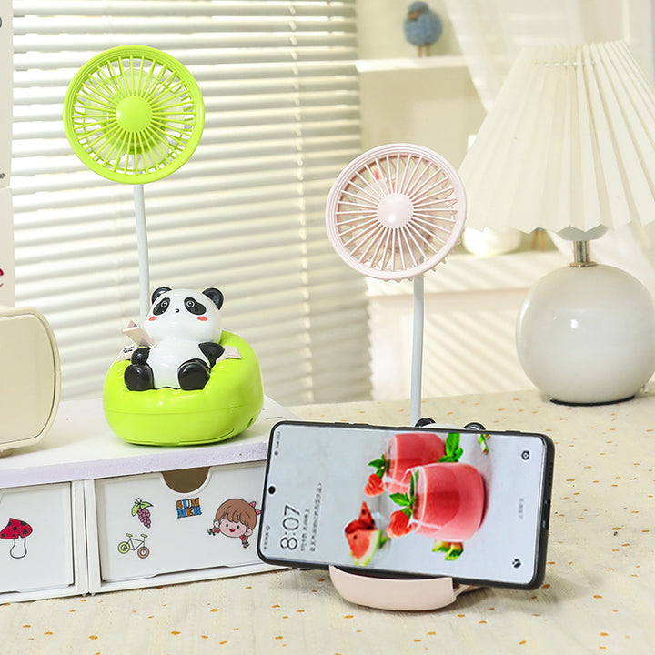 Unisex Mini Tischventilator mit süßem Panda-Design Karnz