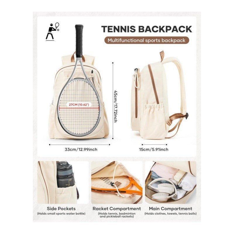 Praktischer Tennis-Rucksack mit Speziellen Schlägerfächern Karnz