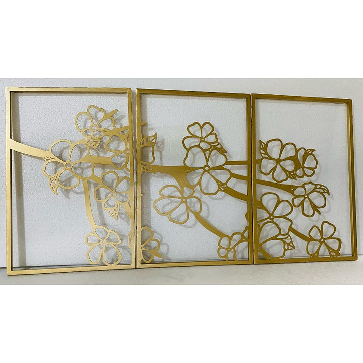 Dekorative florale Metallwandkunst-Panel Karnz