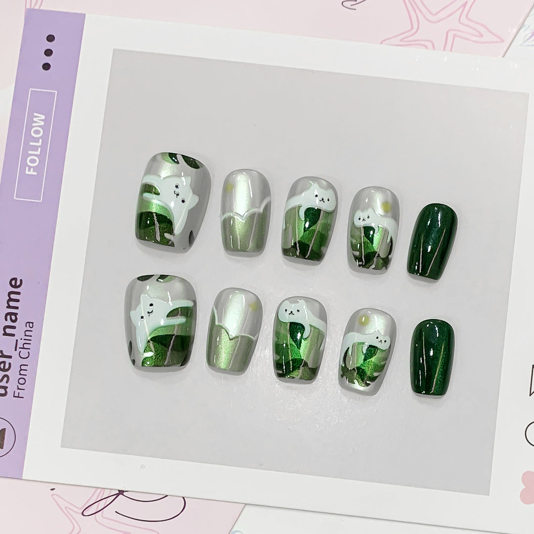 Kreatives Nagelkunst-Set mit botanischen Motiven Karnz